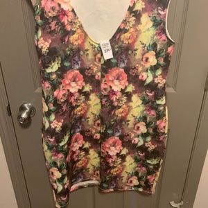 Bodycon Floral Scuba Dress